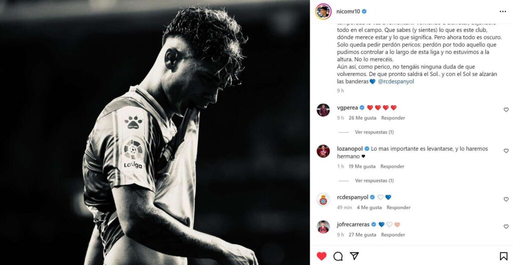 nico melamed descenso espanyol