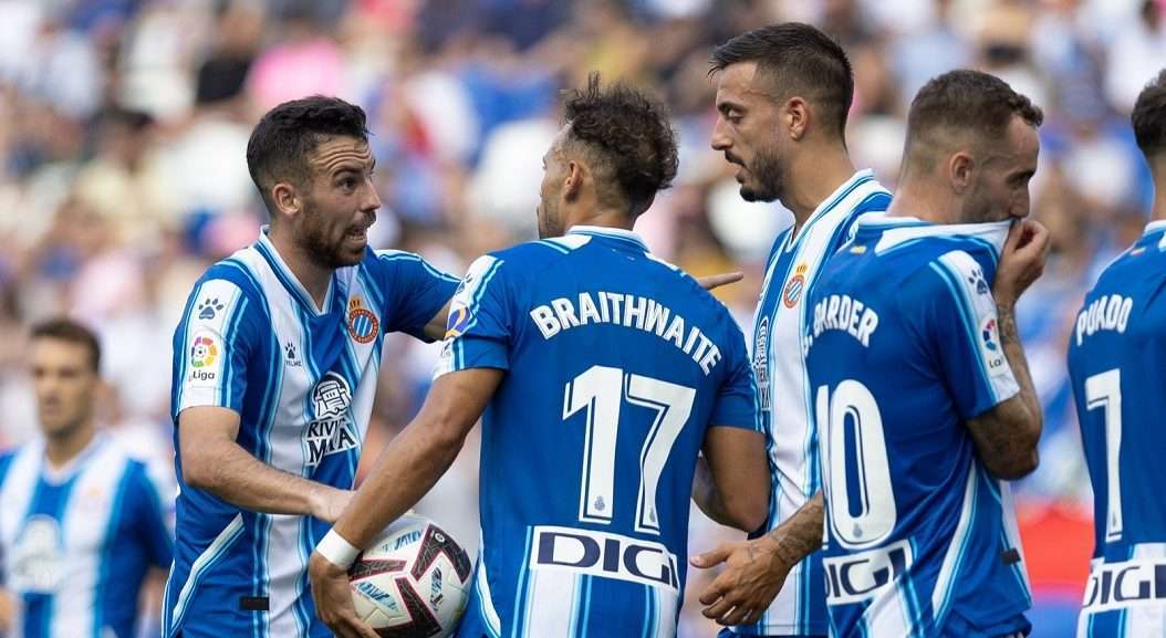 Espanyol goles Joselu Expósito Braithwaite