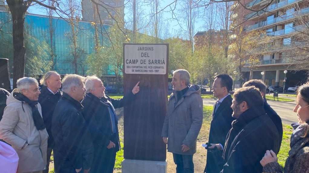 placa estadio sarria centenario