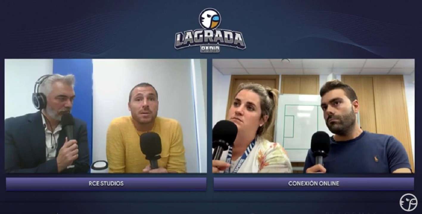 javi chica entrevista la grada radio