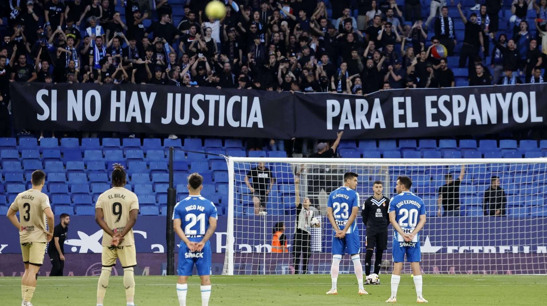 espanyol multa protestas ud almeria
