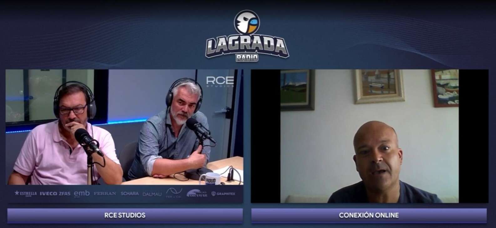 Fran Garagarza Óscar Badallo La Grada Ràdio