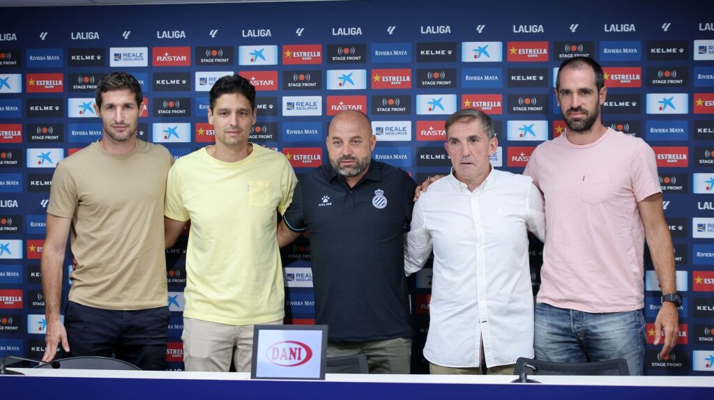 espanyol b manolo gonzalez staff tecnico