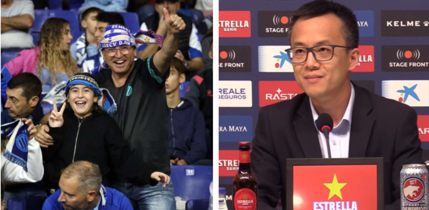 espanyol aficion sd huesca mao ye la grada 2 noviembre