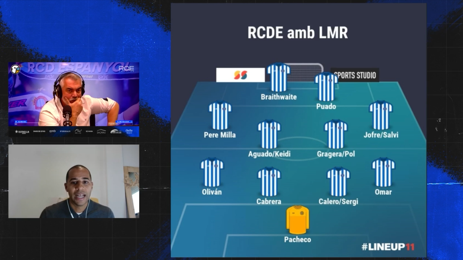 espanyol sd huesca la grada radio luis migue ramis alberto edjogo owono