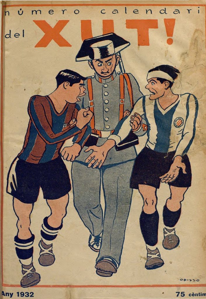 Un historiador y político abunda en "Molt més que un derbi" en las supuestas diferencias entre Espanyol y Barça frente al franquismo 1 espanyol barca xut