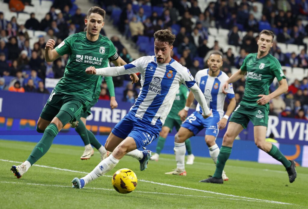 espanyol burgos cf javi puado liga hypermotion jornada 21