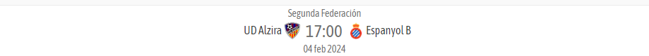 partido jornada 21 espanyol b UD Alzira segunda rfef grupo 3
