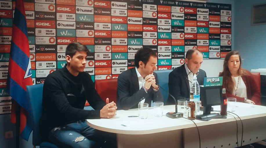 rafa paez presentacion eibar fran garagarza