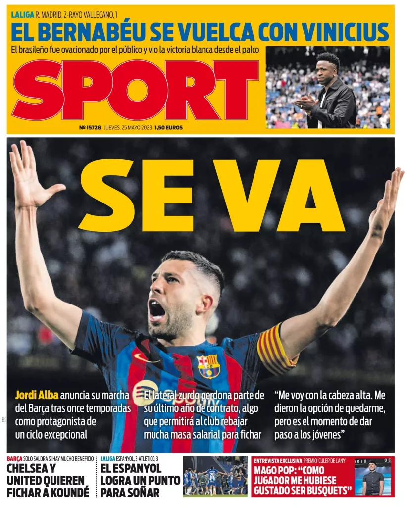 sport 25 mayo 2023