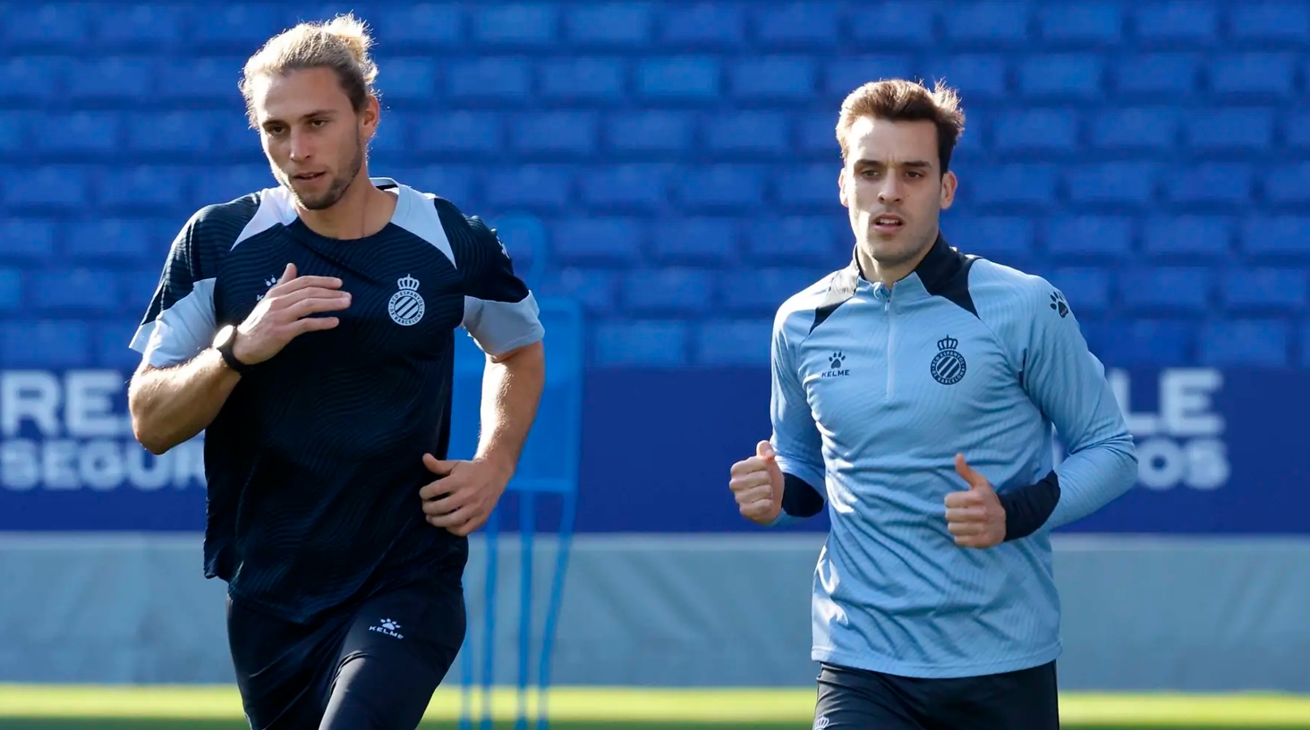 El complicado año de Brian Oliván 1 brian olivan entreno espanyol