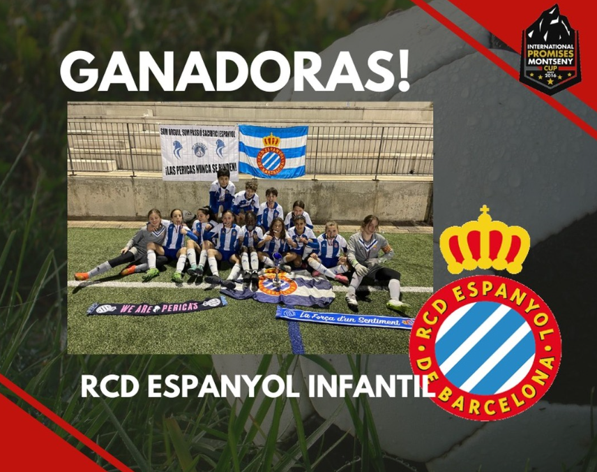 La21 | Los resultados de las categorías inferiores del Espanyol en esta jornada 1 ganadoras infantil a montseny cup espanyol