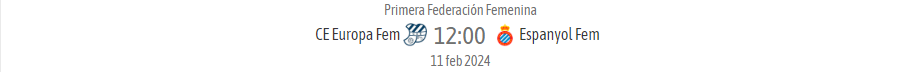 Análisis | El Espanyol Femenino empató ante Osasuna y sigue a tres puntos del liderato 5 horario ce europa fem espanyol fem jornada 18 primera rfef iberdrola febrero