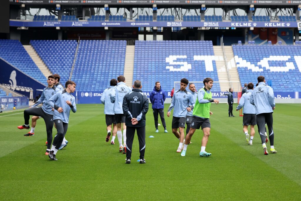 racing santander espanyol entrenamiento 3