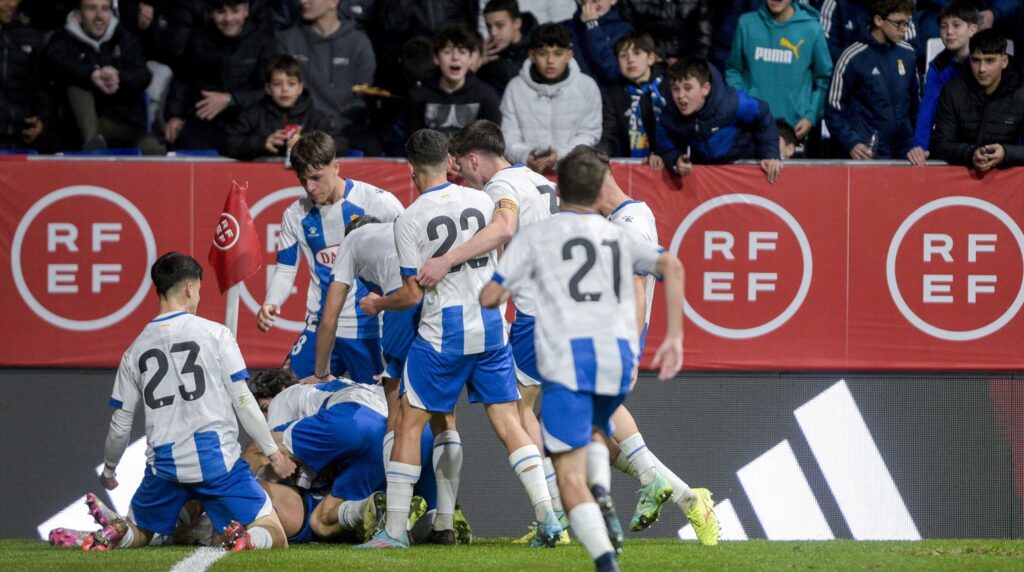 Ferran Gómez sueña con traer la Copa del Rey juvenil para casa: "Lo daremos todo por el Espanyol”. 1 espanyol ovoedo semifinal copa juvenil