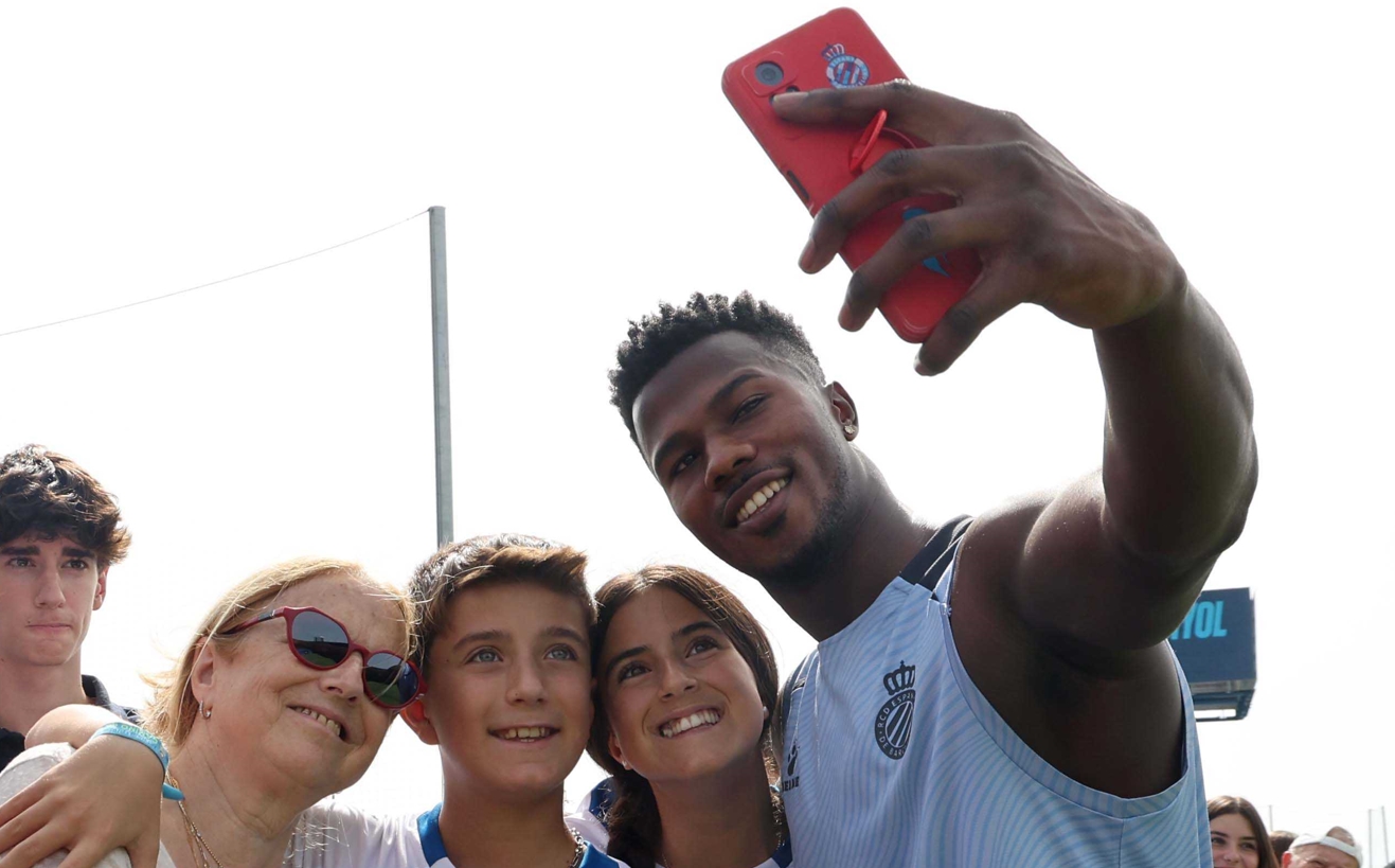 keita balde espanyol selfie