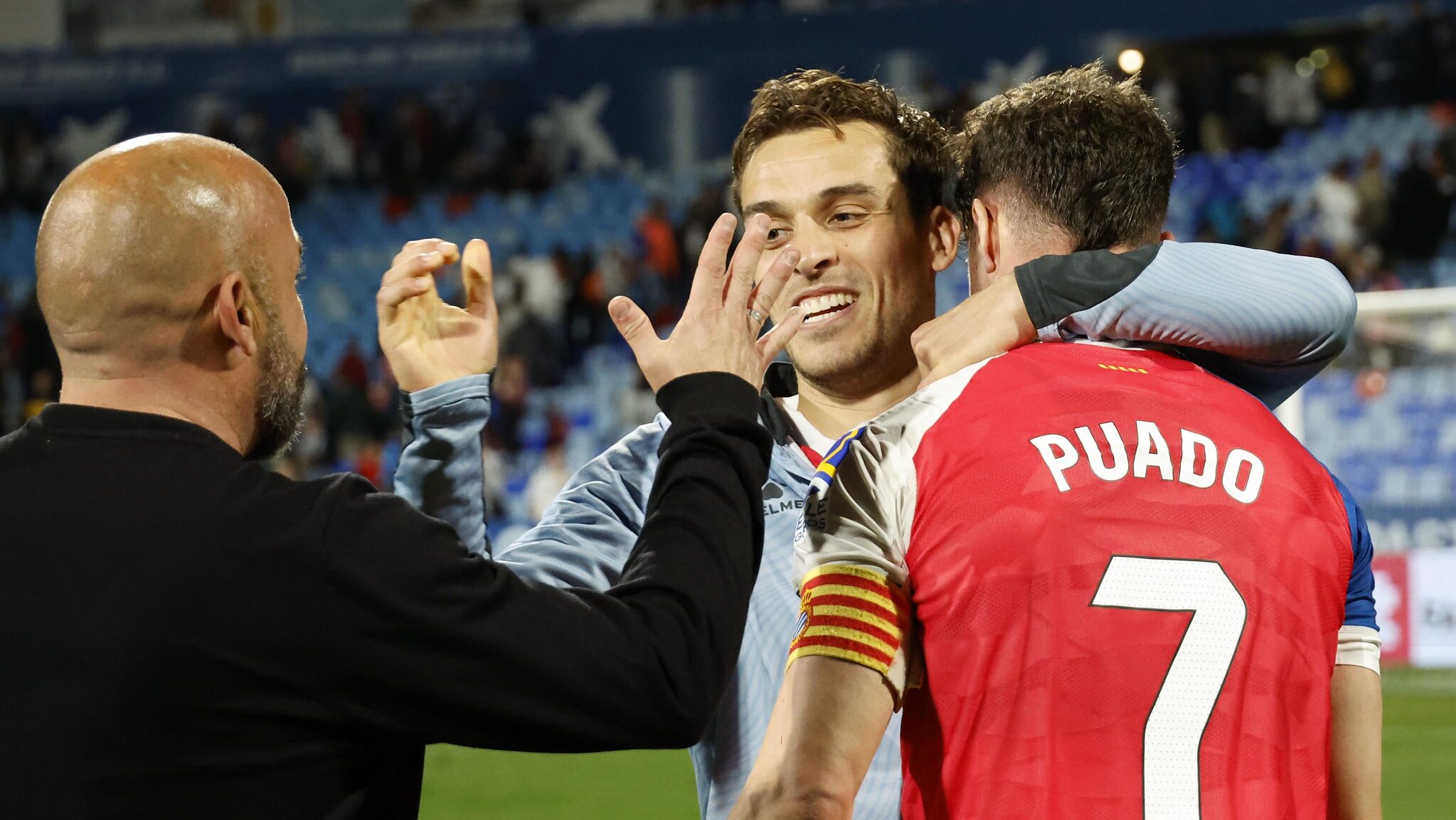 Manolo González, el superviviente: así ha ido salvando cada crisis en el Espanyol 4 manolo gonzalez puado brian olivan espanyol zaragoza e1790240246381