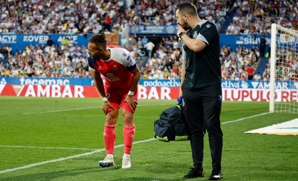El técnico del Espanyol Manolo González, obligado a tocar todas las líneas ante el Tenerife 2 martin braithwaite lesion zaragoza espanyol