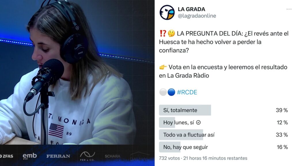 Con Ramis, prohibido ilusionarse con el Espanyol: "No va a cambiar nada porque no cree" 1 pregunta dia espanyol huesca grada radio