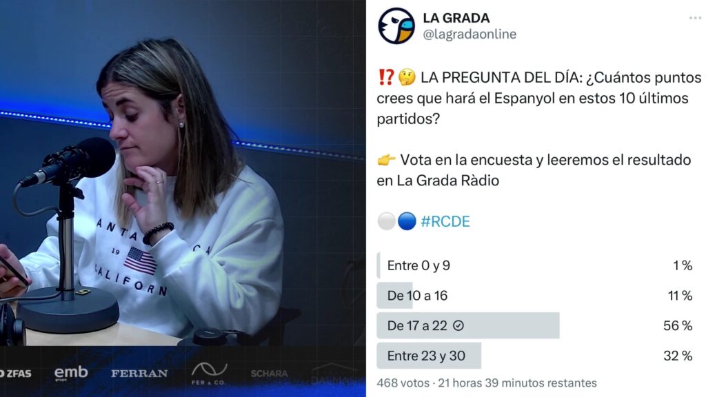 pregunta dia puntos espanyol grada radio