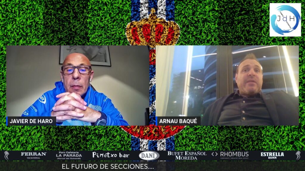 El futuro de las secciones y la difícil decisión de Arnau Baqué a la espera de un cambio de propiedad en el Espanyol 1 arnau baque javier de haro