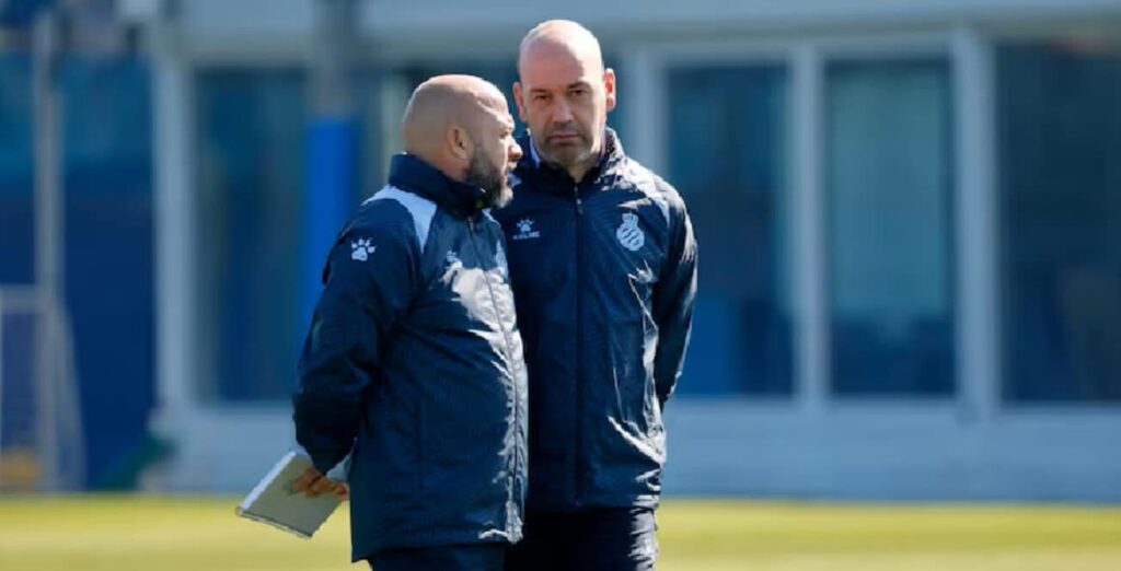 Manolo González: "Lo que nos toca hasta el final es apretar y correr como animales para poder sacar los partidos” 3 manolo gonzalez espanyol entrenamientpo 3