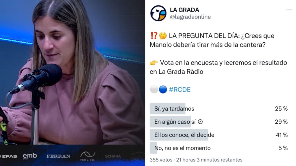 Predomina el pesimismo entre la prensa perica: no ven al Espanyol lograr el ascenso directo y hay dudas caso de playoff 1 pregunta dia cantera espanyol grada radio