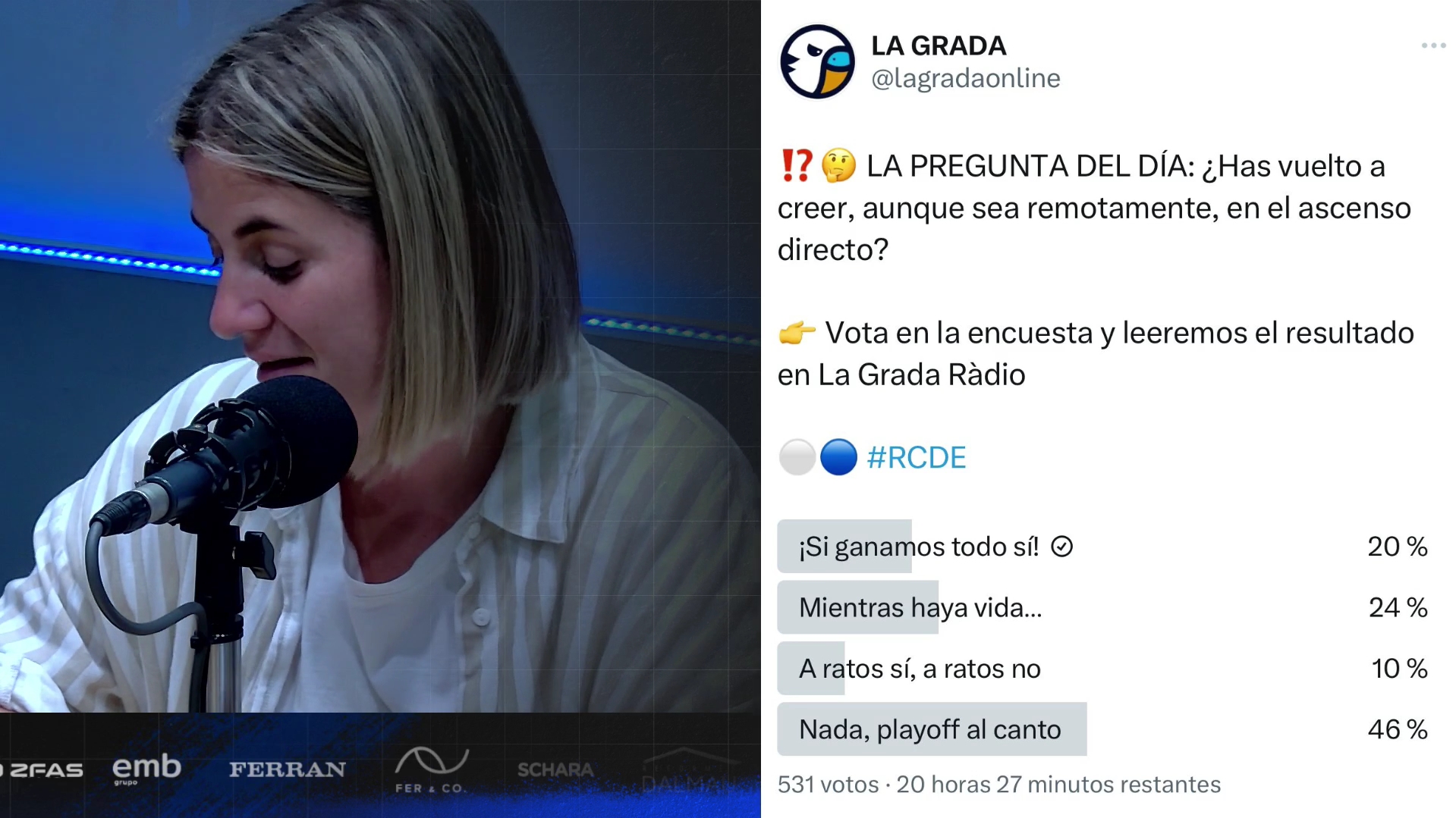 ascenso playoff espanyol grada radio