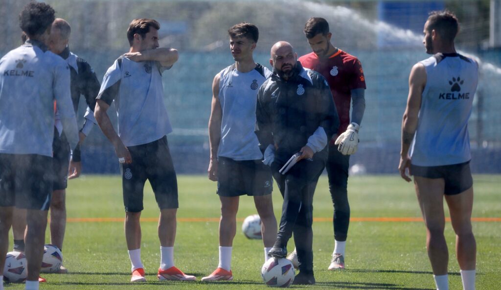espanyol manolo gonzalez entrenamiento