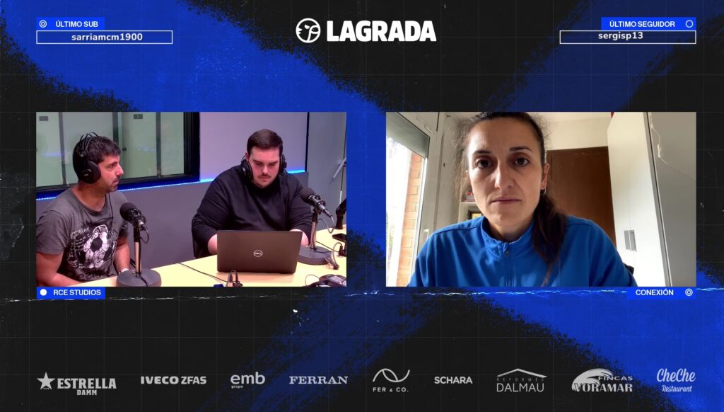 El Espanyol Femenino se juega hoy el ascenso ante Osasuna; como explica su capitana Carol Marín, “es un todo o nada” 3 fran guells espanyol femenino grada radio