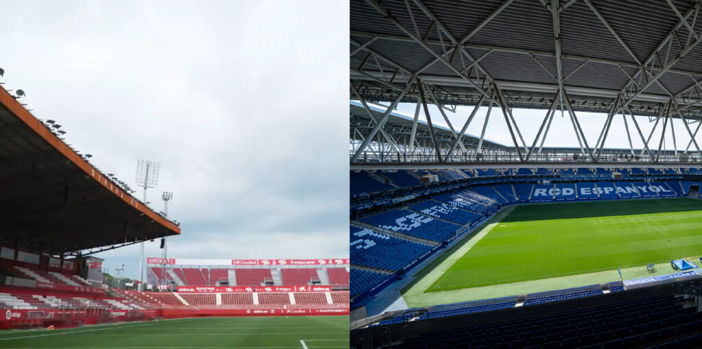 montilivi girona stage front stadium espanyol