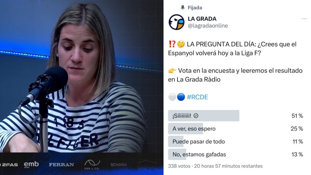 El Espanyol Femenino se juega hoy el ascenso ante Osasuna; como explica su capitana Carol Marín, “es un todo o nada” 1 pregunta dia femenino espanyol grada radio