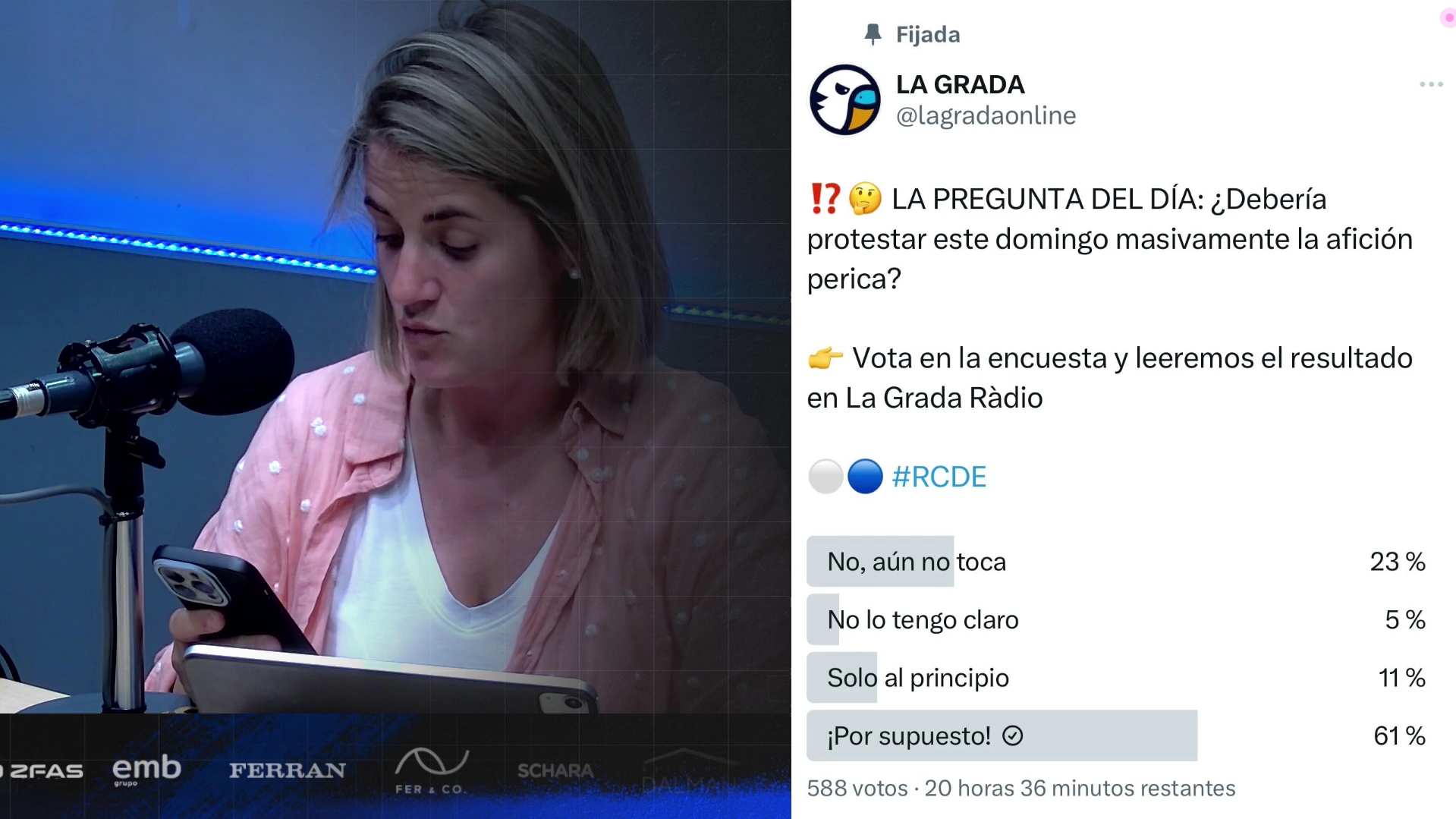 Cómo ven al Espanyol sus posibles rivales en el playoff, y la posibilidad de que haya protestas masivas este domingo ante el Cartagena 1 protestas espanyol lagrada radio