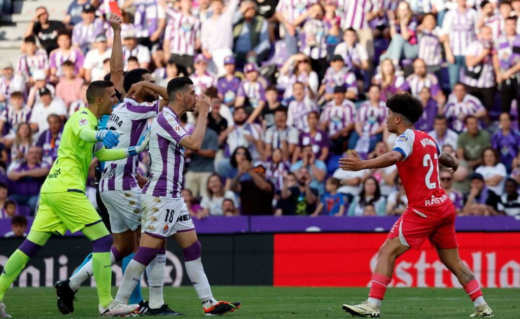 ¿Por qué no gana el Espanyol? El equipo, obligado a comenzar a sumar de tres en tres si no quiere ver peligrar el playoff 2 valladolid espanyol expulsion melamed