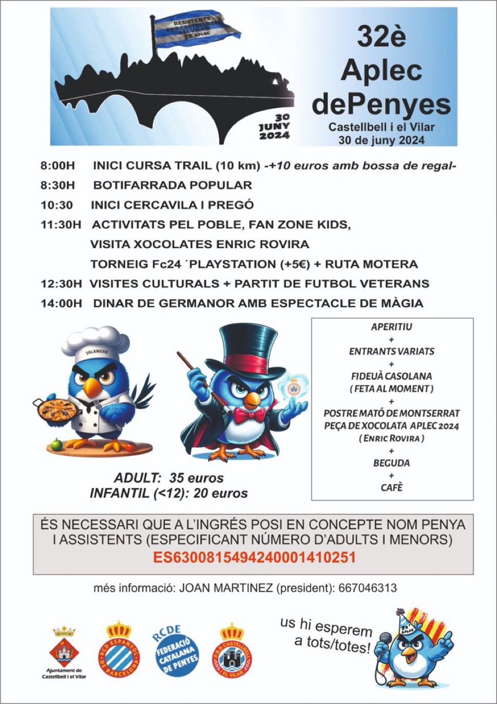 Domingo se celebra la fiesta grande del espanyolismo: 32º Aplec de Penyes del RCD Espanyol 2 4acdccf3 b5c9 495d 89b6 354750426d69