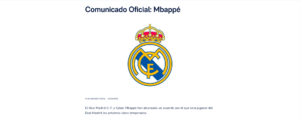 OFICIAL: Kylian Mbappé es nuevo jugador del Real Madrid 1 Captura de pantalla 2024 06 03 192842