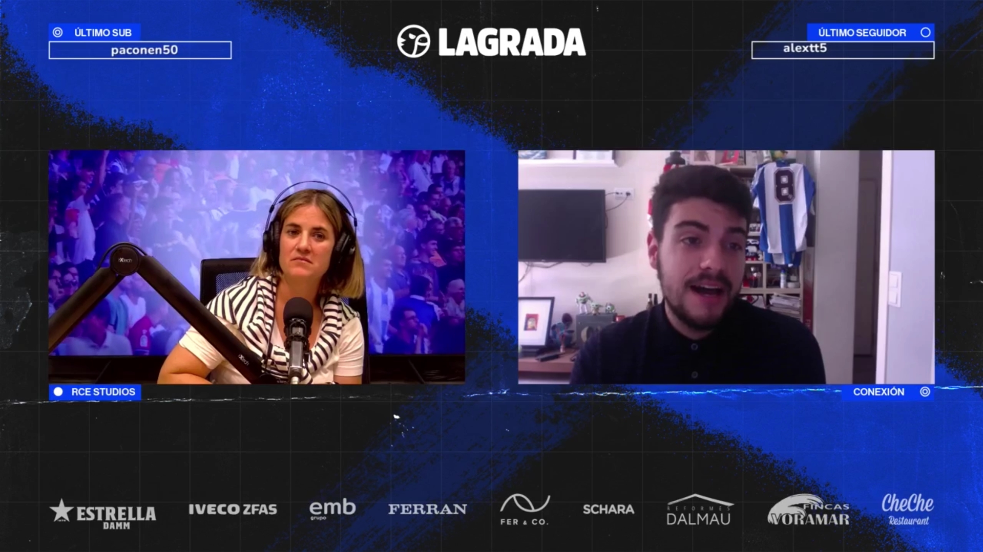 alex de llano oviedo espanyol grada radio