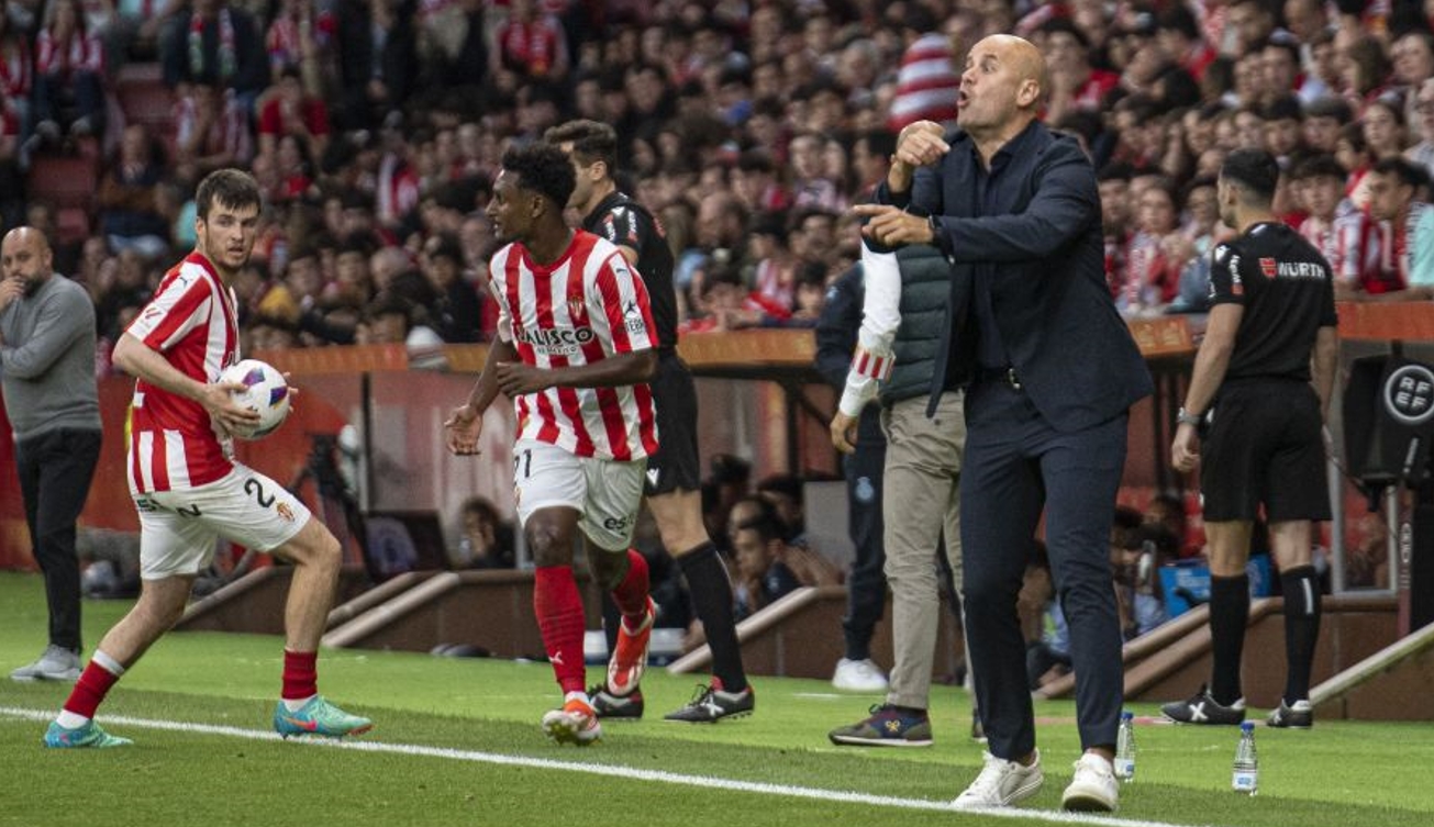 El Sporting cree posible remontar la eliminatoria ante el Espanyol: Ramírez arenga a los suyos al grito de "a por ellos" 2 miguel angel ramirez sporting espanyol