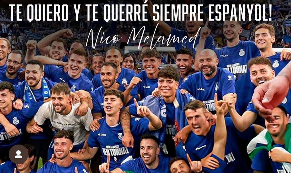 nico melamed despedida espanyol