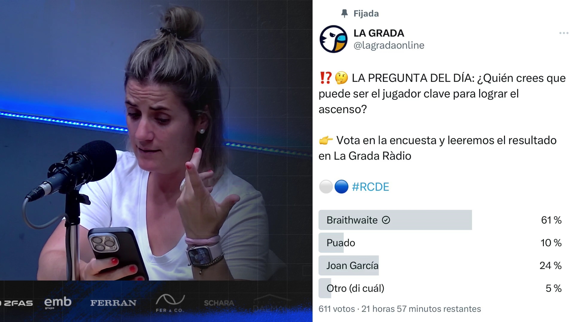 pregunta dia jugador clave playoff grada radio