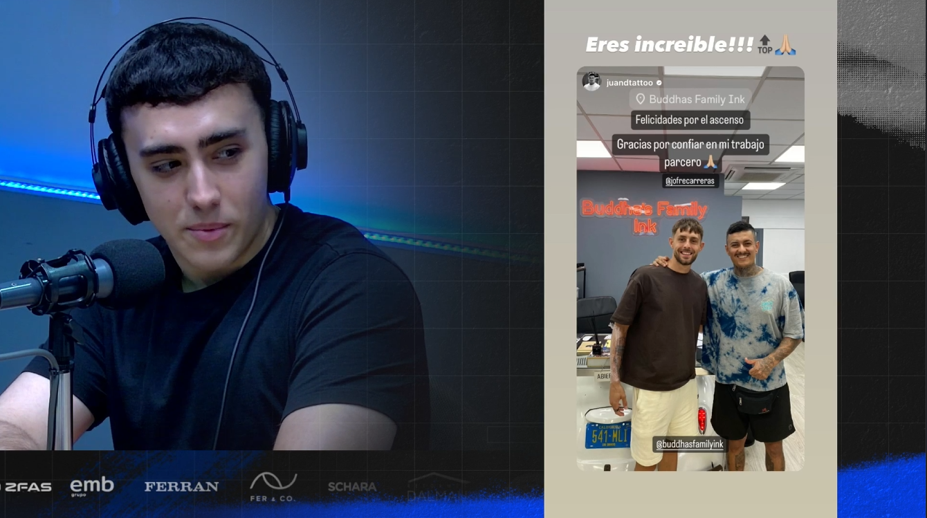 Hoy en 'La Grada Ràdio': Álvaro Tejero, primer fichaje del Espanyol; presentación de Sara Monforte como entrenadora del Espanyol Femenino; la 'rajada' de Luis Miguel Ramis contra la prensa perica 4 tercer tiempo tattoo jofre carreras