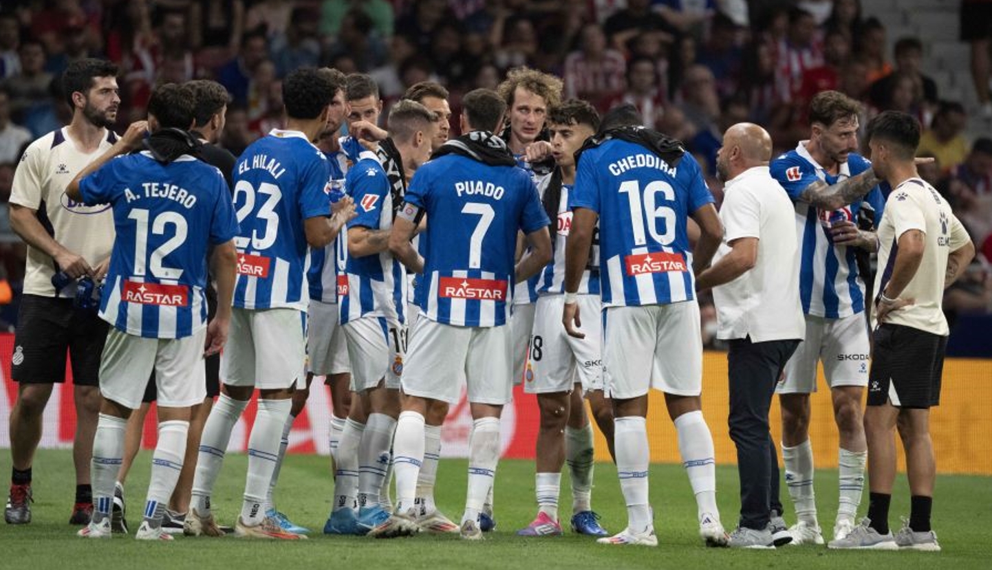 atletico espanyol cooling break