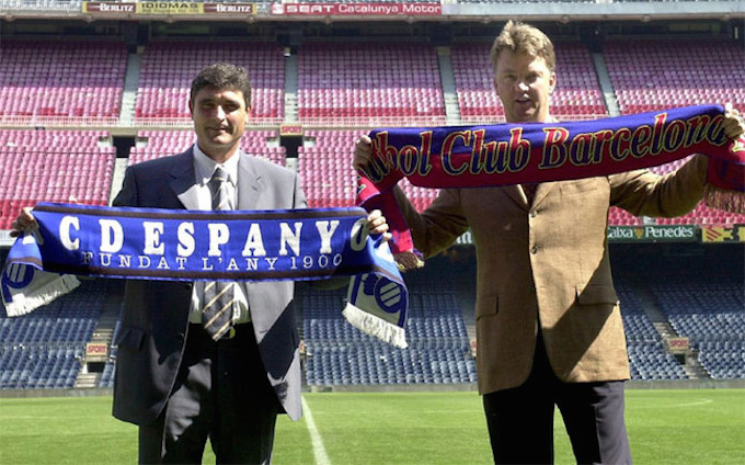 juande van gaal espanyol barca