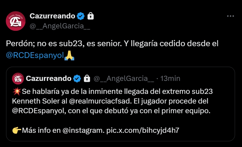 Kenneth Soler podría marchar al Murcia 1 kenneth soler cazurreando