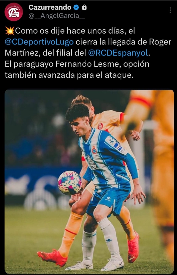 La21 | Roger Martínez ya tendría club de destino: el CD Lugo 1 roger martinez cd lugo