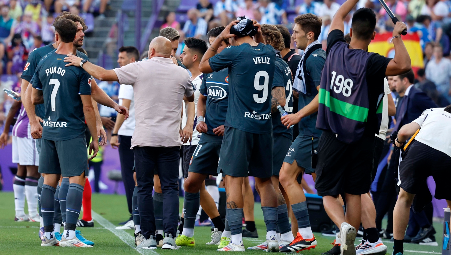 valladolid espanyol cooling break
