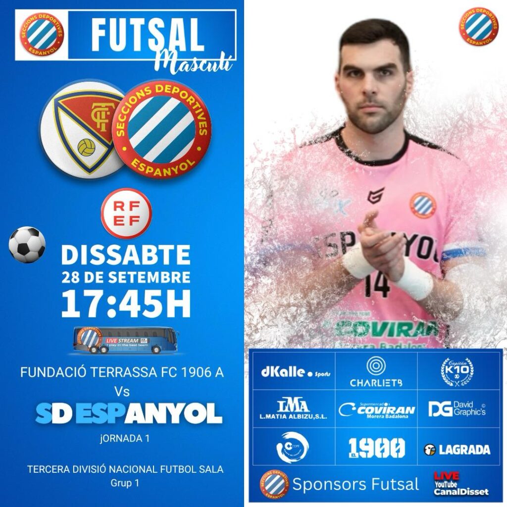 El fútbol sala masculino de Seccions Deportives Espanyol entra en acción 1 futsal