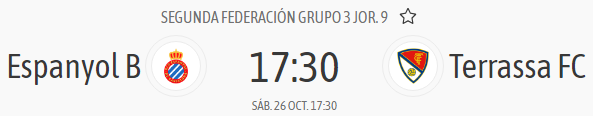 ANÁLISIS | El Espanyol B arranca la moto y ya está en puestos de playoff 4 Espanyol