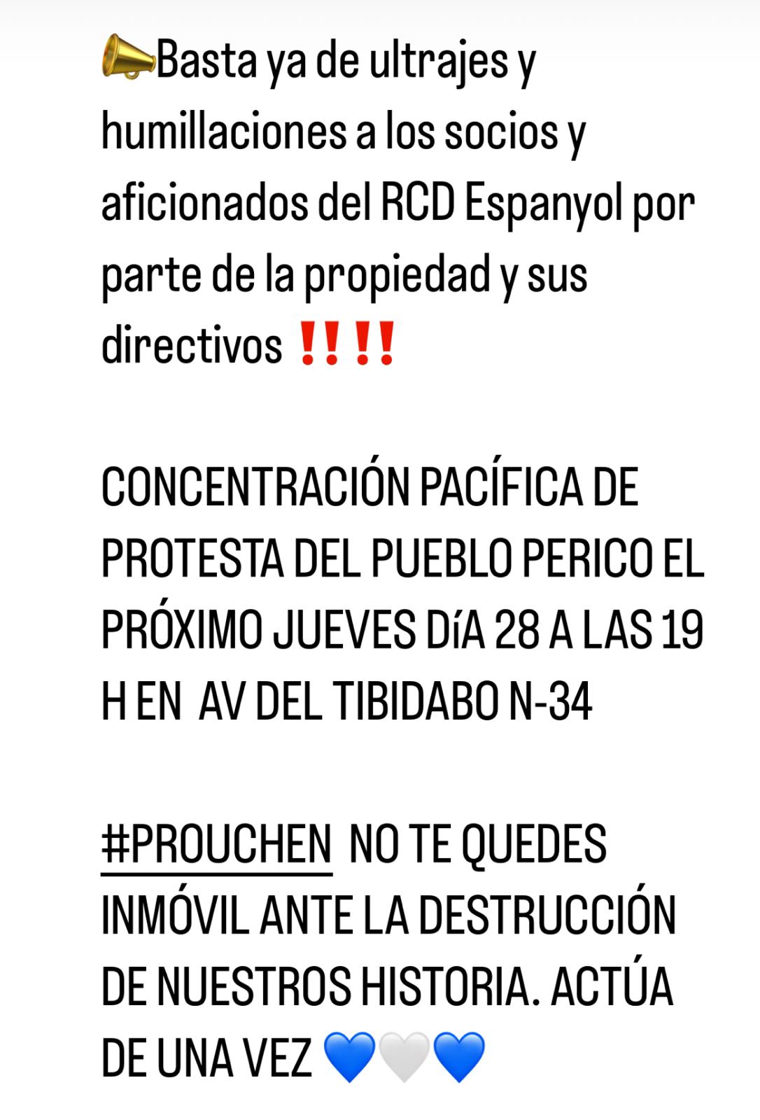 convocatoria protesta chen