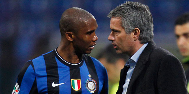 Mourinho clama por un Balón de Oro no otorgado a un ex jugador del Espanyol: Samuel Eto'o 1 etoo mourinho